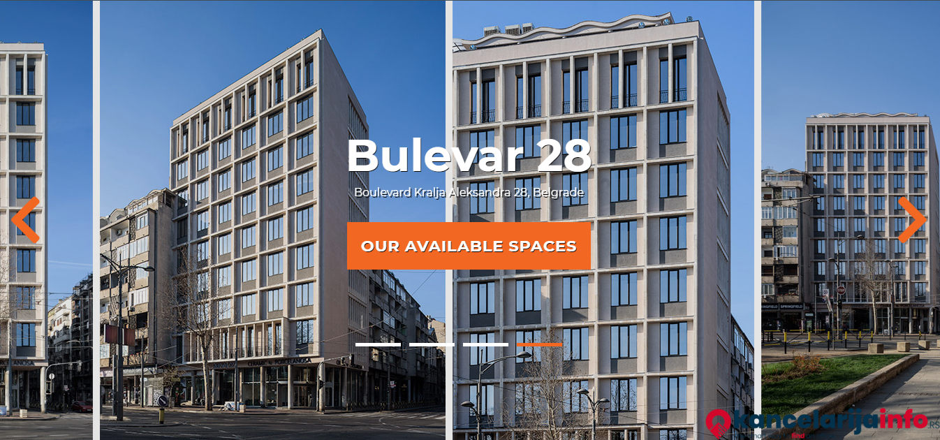 Kancelarije Za Najam U Bulevar 28 Poslovna Zgrada 11000 Beograd Bulevar Kralja Aleksandra 28
