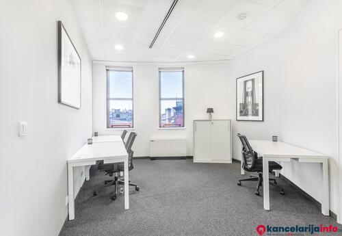 Kancelarije za iznajmljivanje u Atraktivne profesionalne kancelarije sa svim sadržajima uključenim u cenu za 3-4 osobe na lokaciji Regus Kneza Mihaila